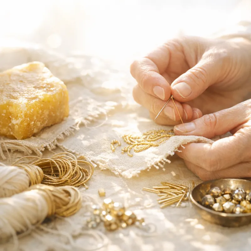 Тайная жизнь стежков: от викторианских елочных игрушек до скрытых посланий