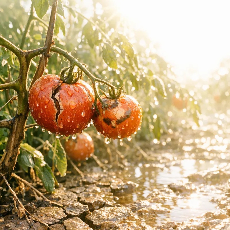Трещины на помидорах: физика процесса и методы спасения урожая