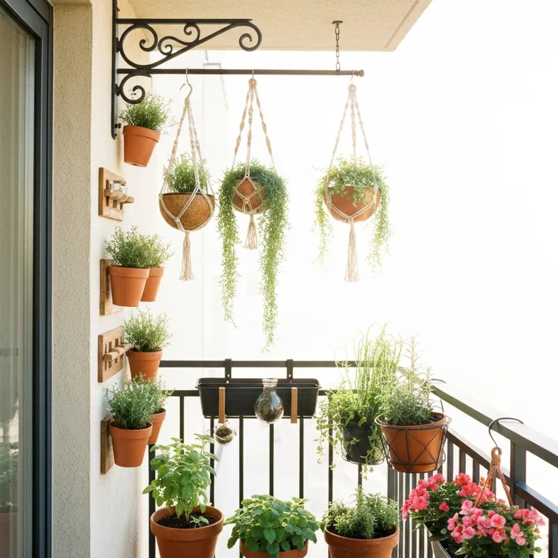 Вертикальный оазис: как преобразить балкон и стены без ремонта