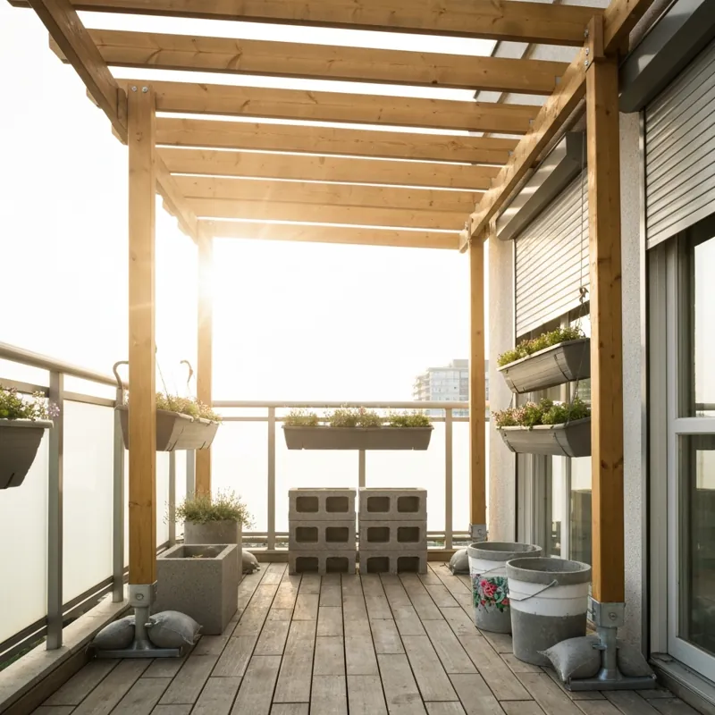 Вертикальный оазис: как преобразить балкон и стены без ремонта