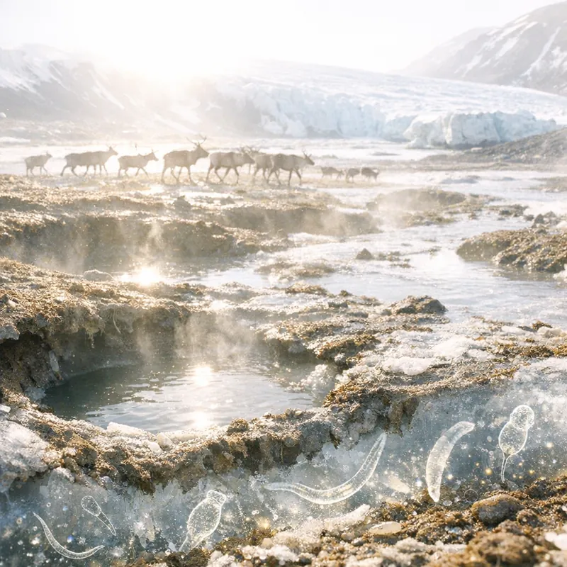 Живой организм из 24-тысячелетней мерзлоты