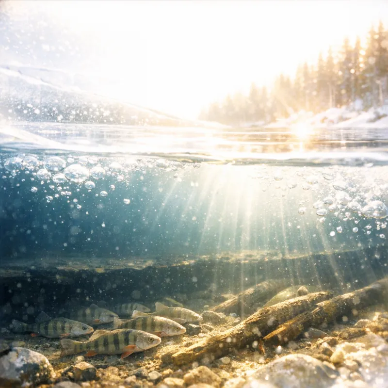 Жизнь подо льдом: что происходит в водоёмах зимой