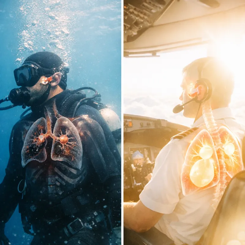 Зубная боль на глубине и в небе: физика скрытых травм