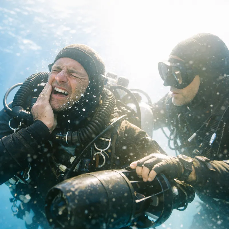 Зубная боль на глубине и в небе: физика скрытых травм