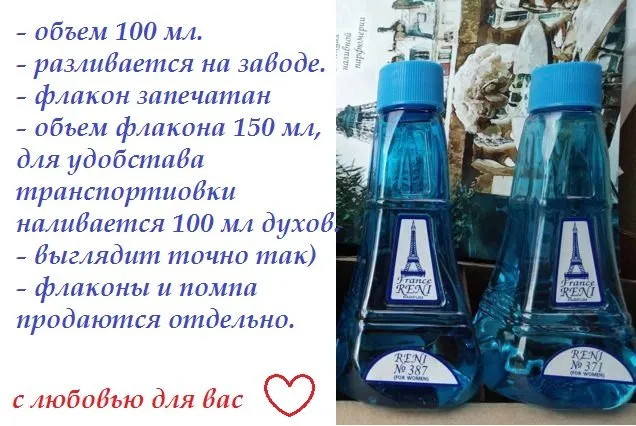   Наливная парфюмерия Рени - 31 (СП, Белгород -Россия ) 