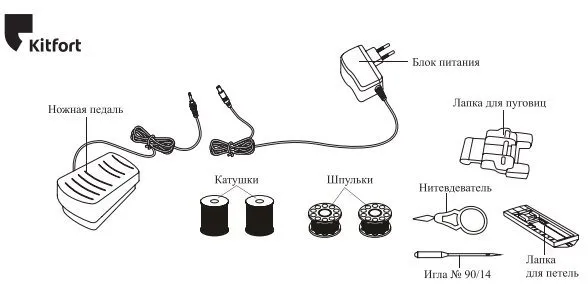 Швейные машины Kitfort КТ-6046 и КТ-6047