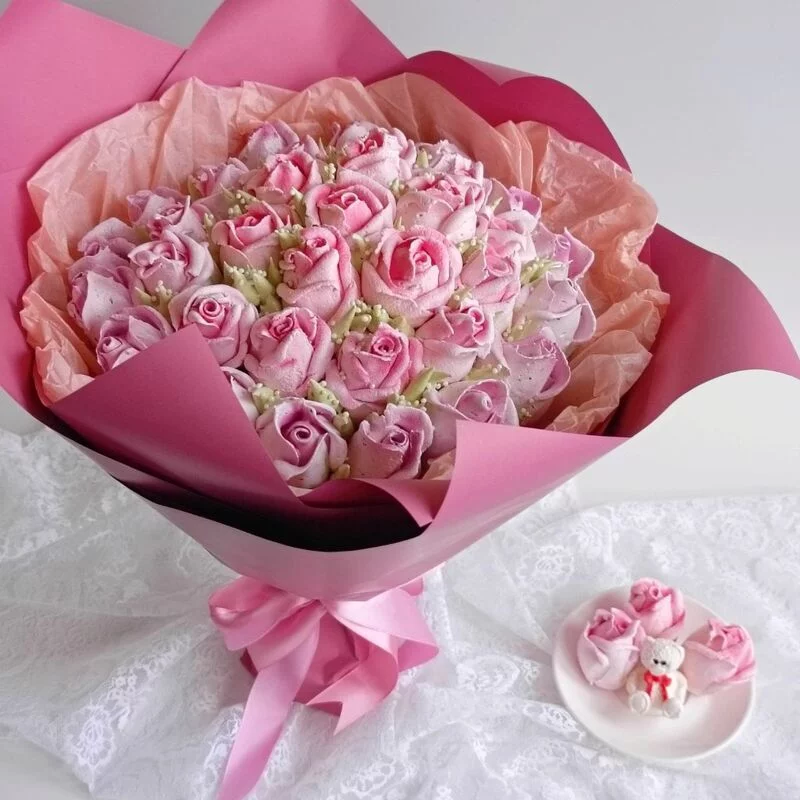 Зефирные букеты и композиции