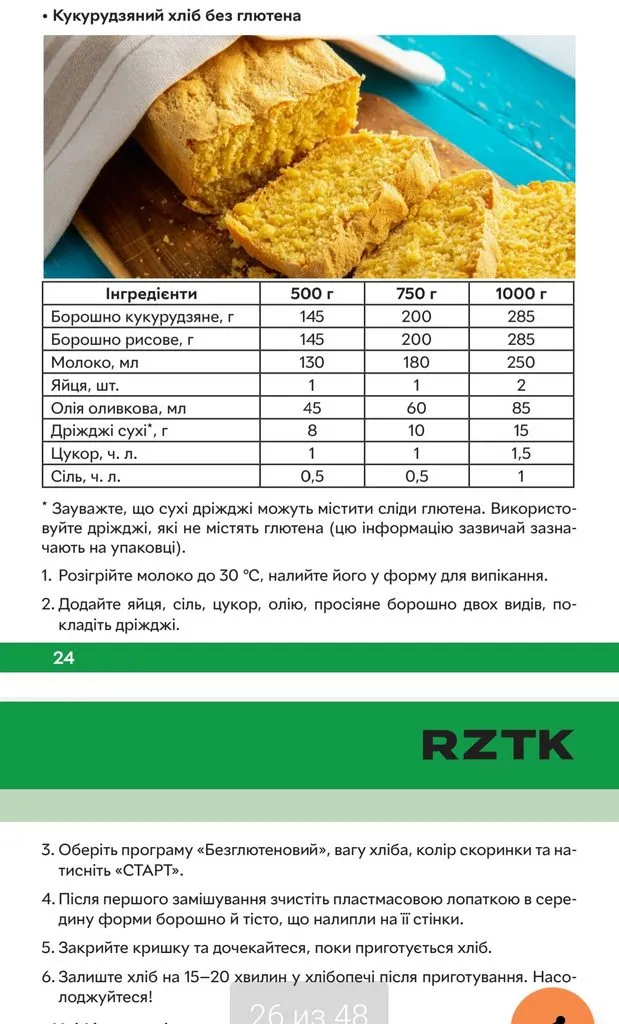 Безглютеновая выпечка и разные блюда - рецепты и советы