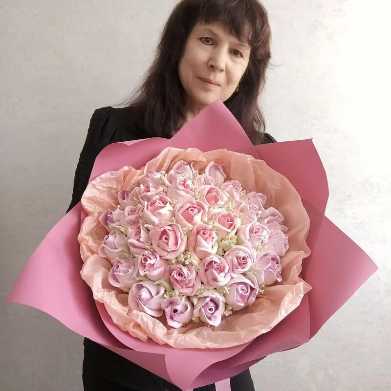 Зефирные букеты и композиции