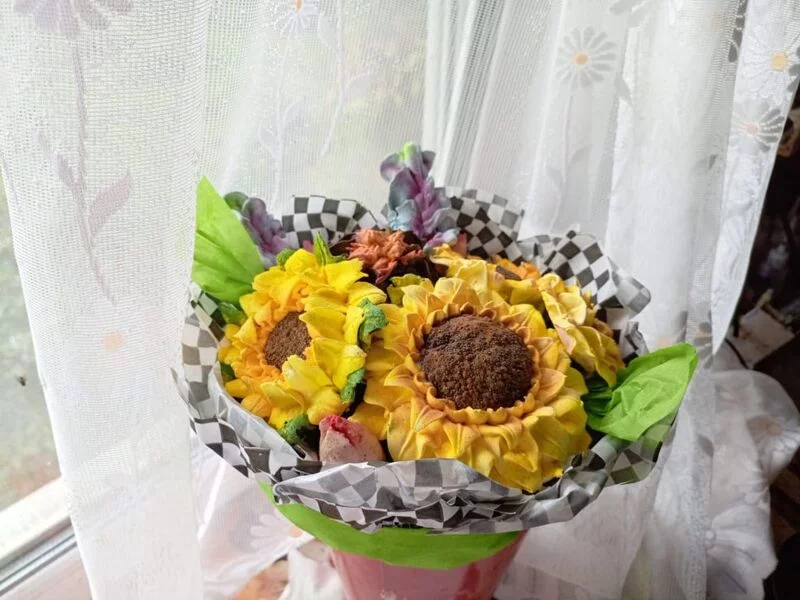 Зефирные букеты и композиции