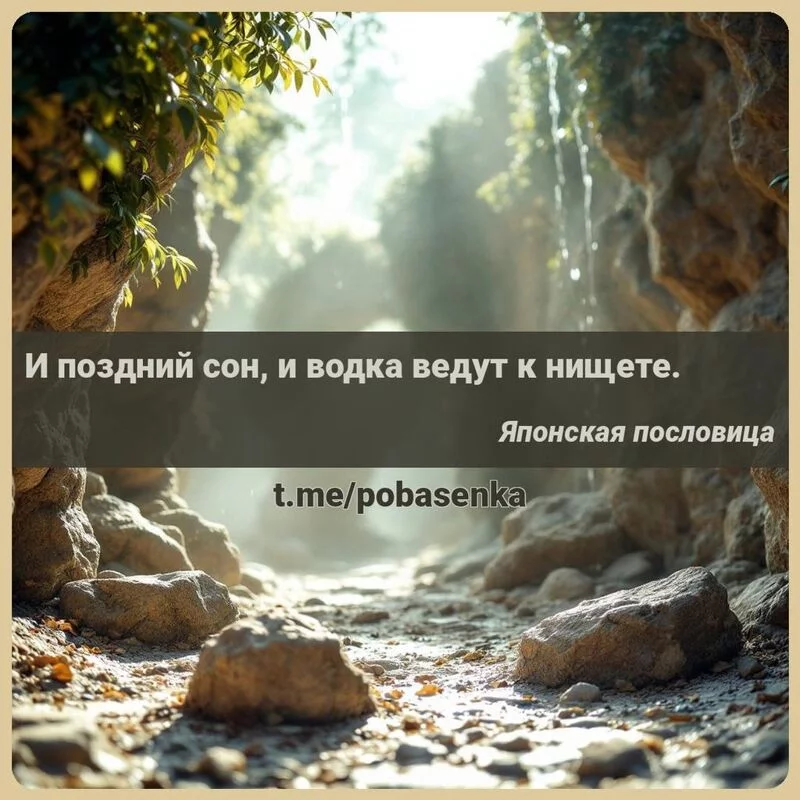 «И поздний сон, и водка ведут к...» height="550" width="550"