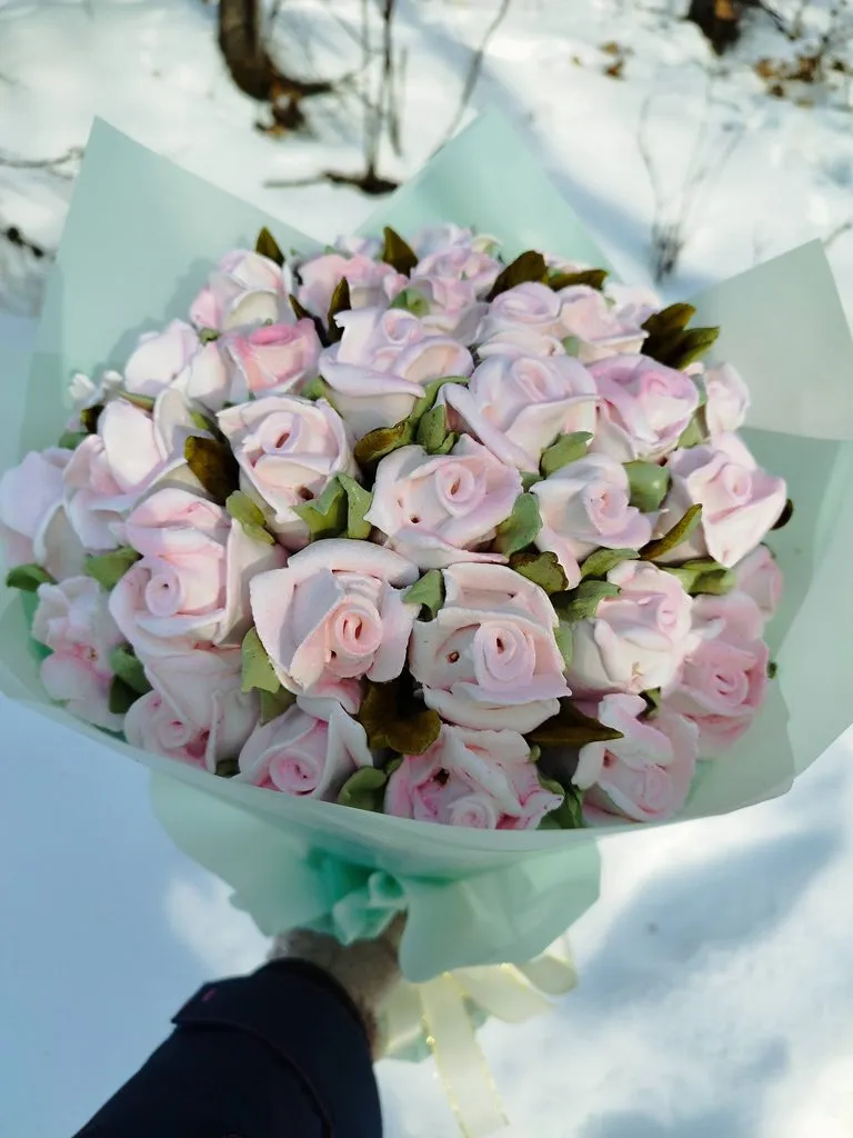 Зефирные букеты и композиции