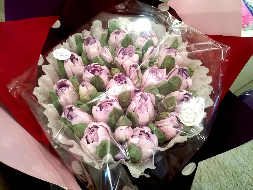 Зефирные букеты и композиции