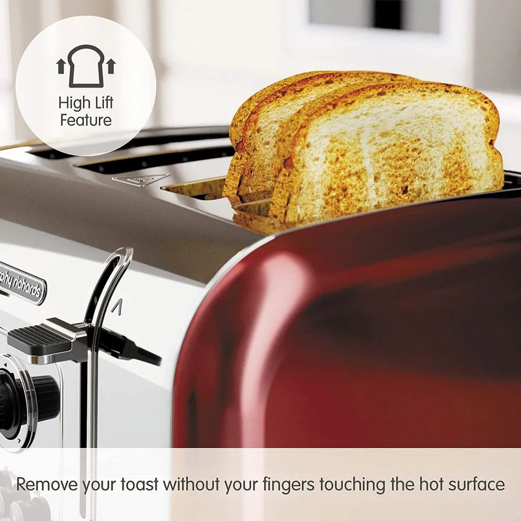 Тостер на четыре слота: Morphy Richards Venture 4 Slice Brushed Stainless Steel 240130