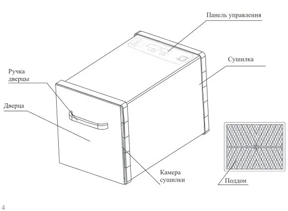 Сушилка для овощей и фруктов Kitfort KT-1924