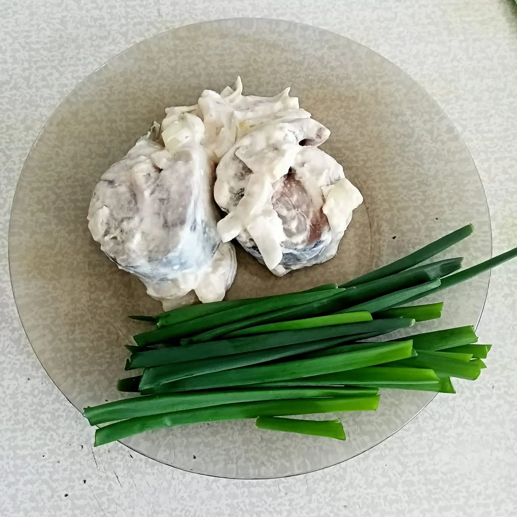 Скумбрия, маринованная в майонезе