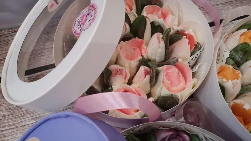 Зефирные букеты и композиции