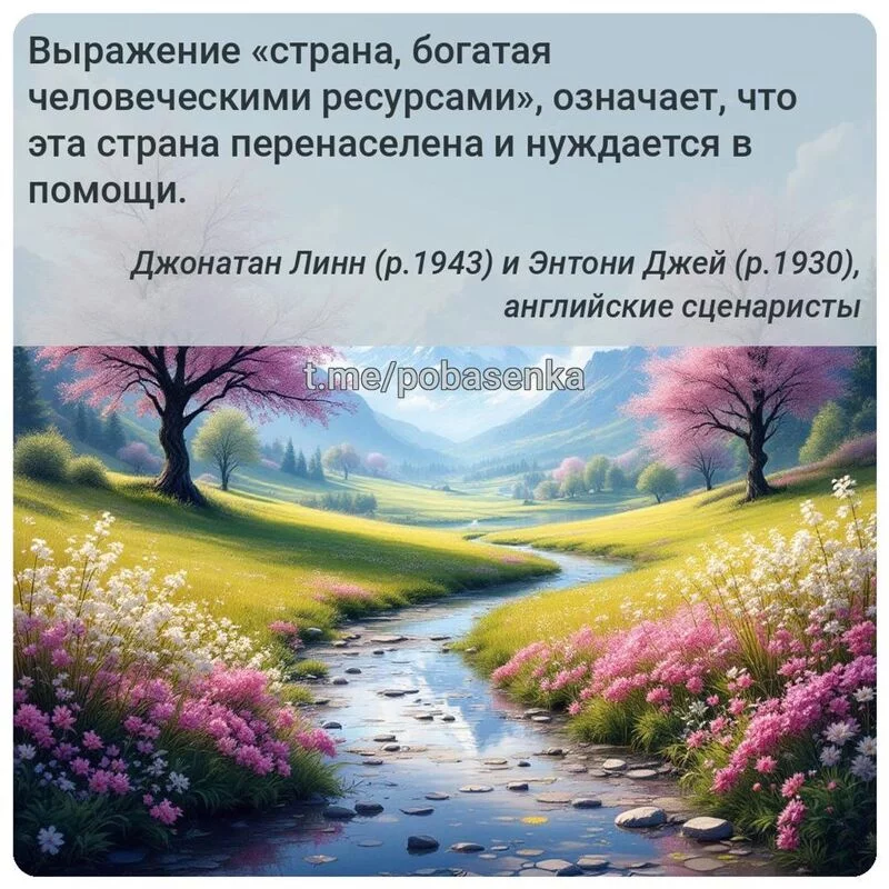 «Выражение страна, богатая человеческими ресурсами, означает, что эта страна перенаселена и нуждается в...» height="550" width="550"
