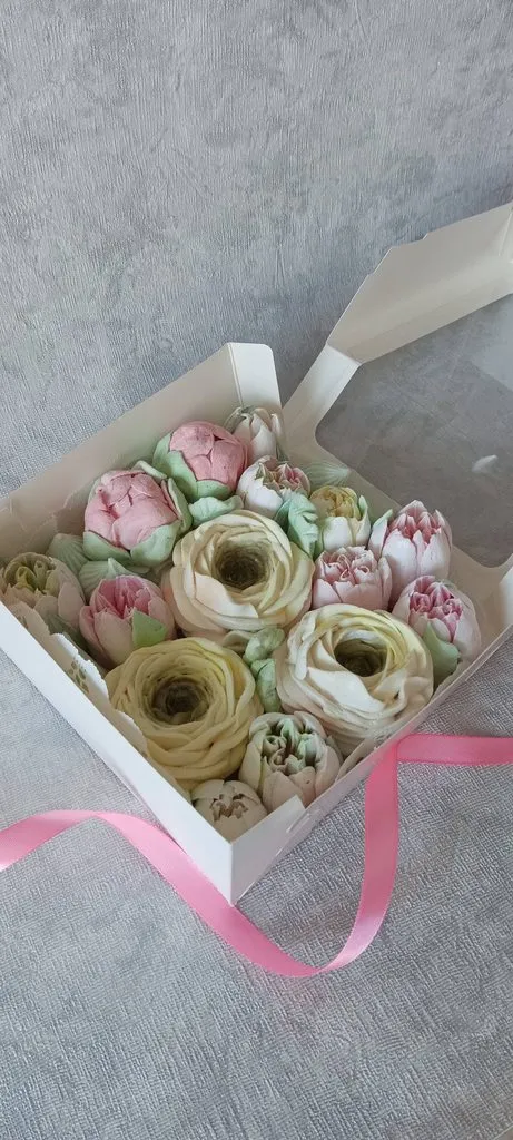 Зефирные букеты и композиции