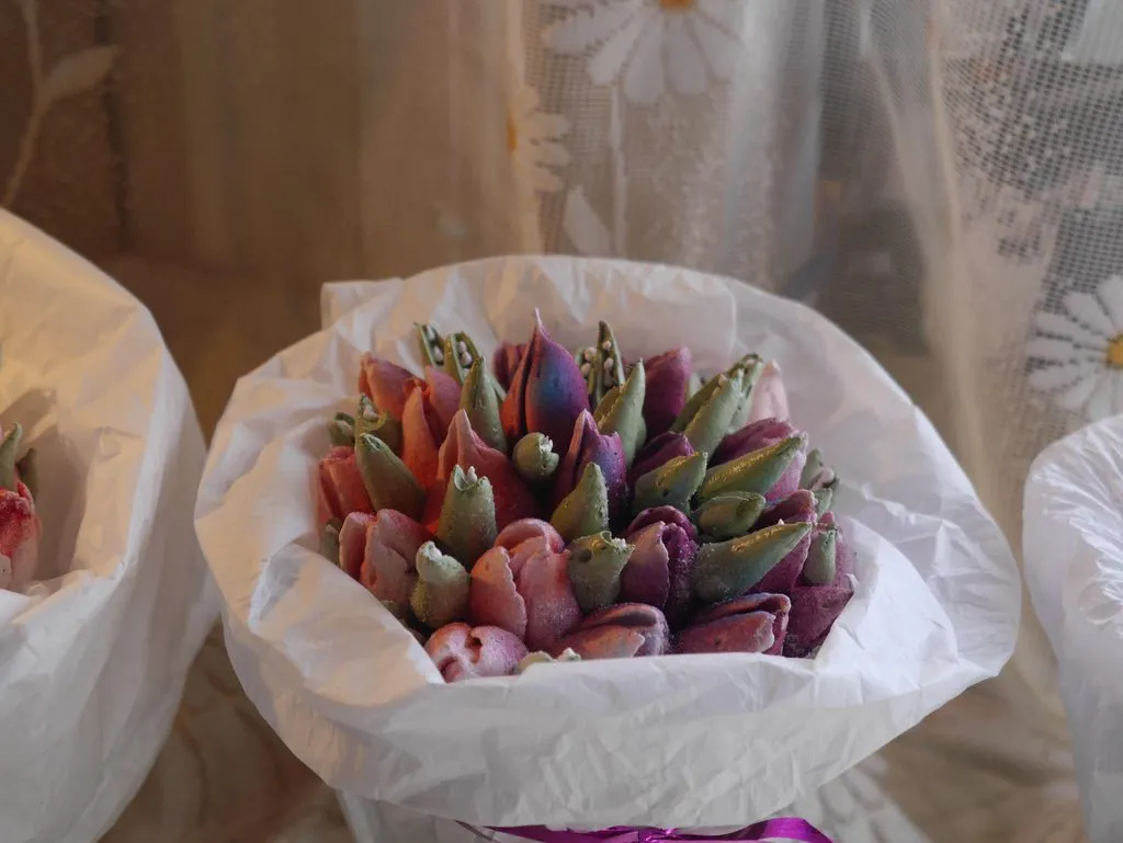 Зефирные букеты и композиции