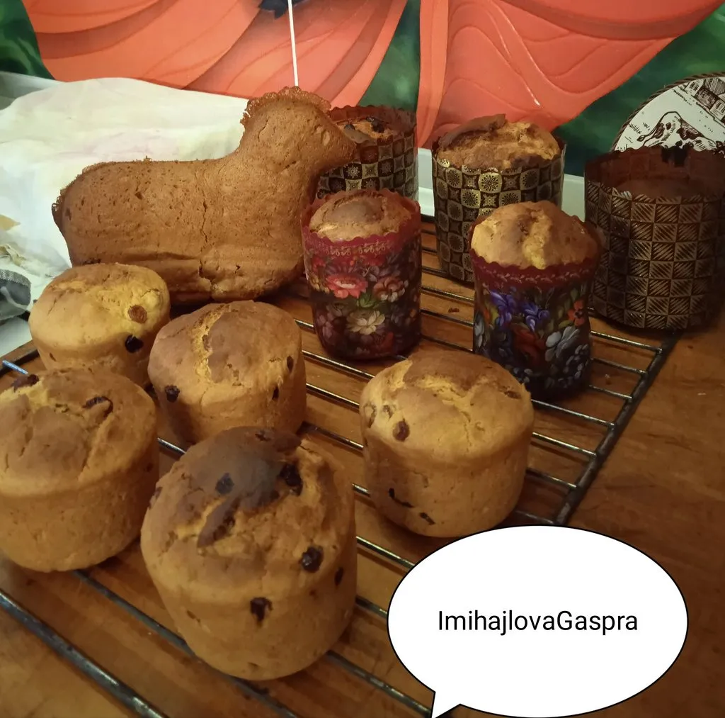Куличи (паски) пасхальные заварные от Светты