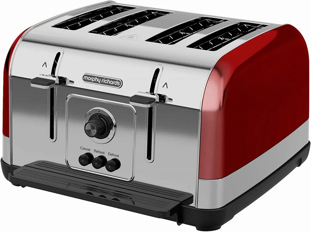 Тостер на четыре слота: Morphy Richards Venture 4 Slice Brushed Stainless Steel 240130