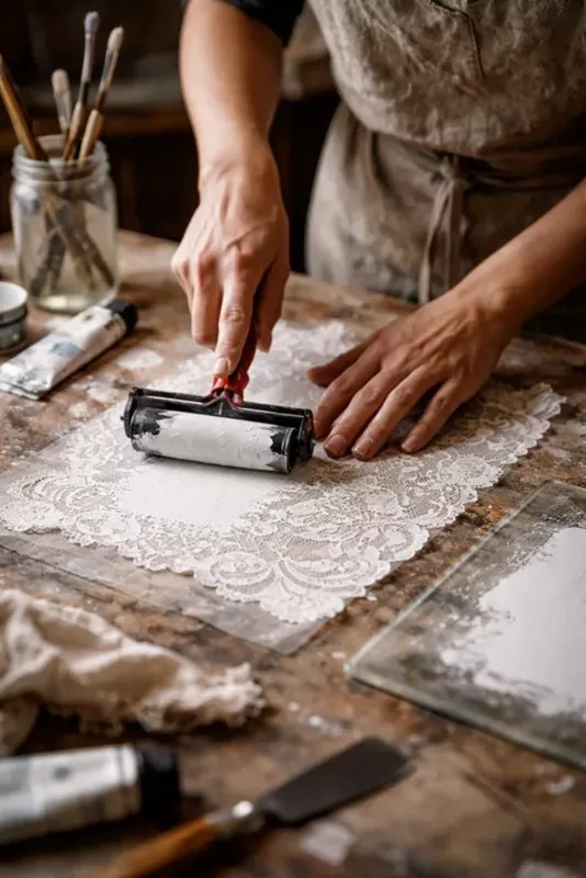 Научитесь технике монотипии не выходя из дома