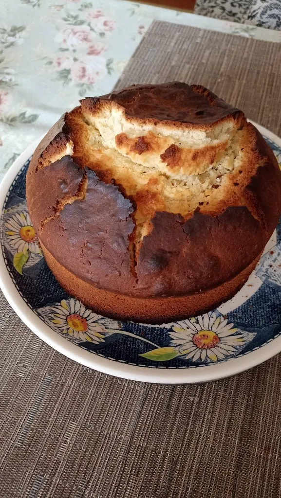 Итальянский лимонно-кукурузный кекс