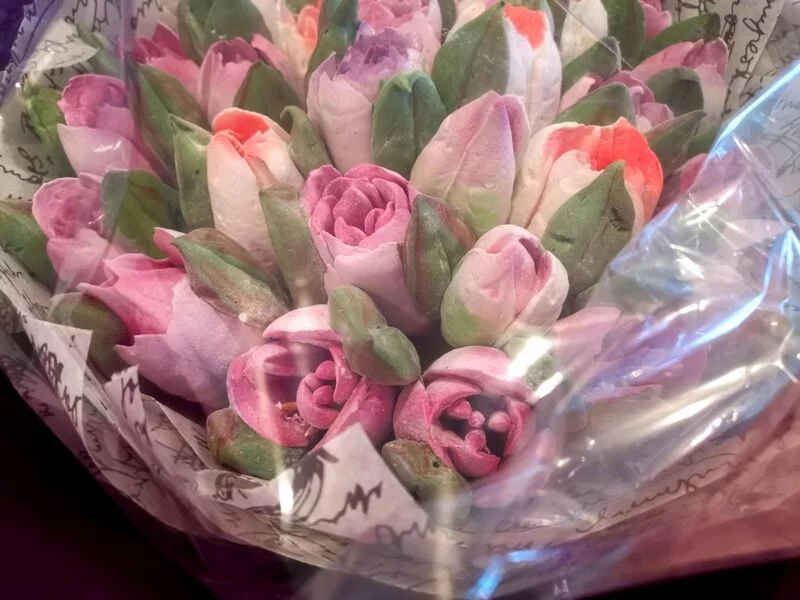 Зефирные букеты и композиции