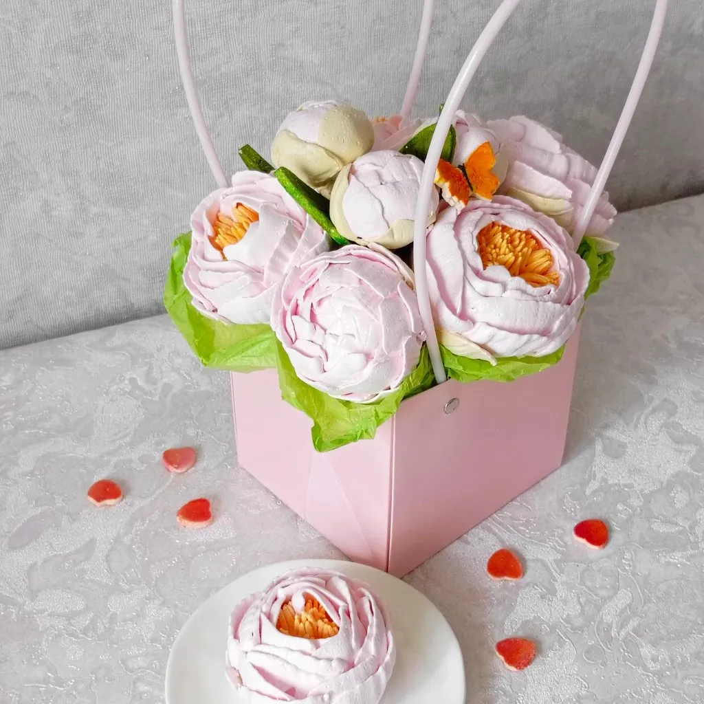 Зефирные букеты и композиции