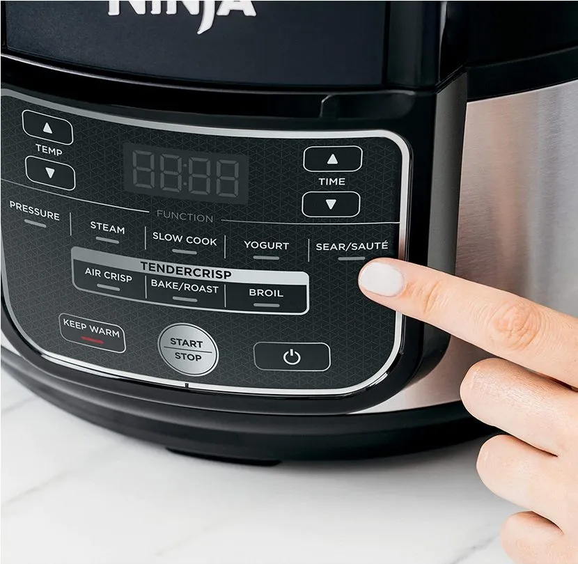 Скороварка и фритюрница Ninja Foodi Nine-in-One (9 в 1) с подставкой для гриля