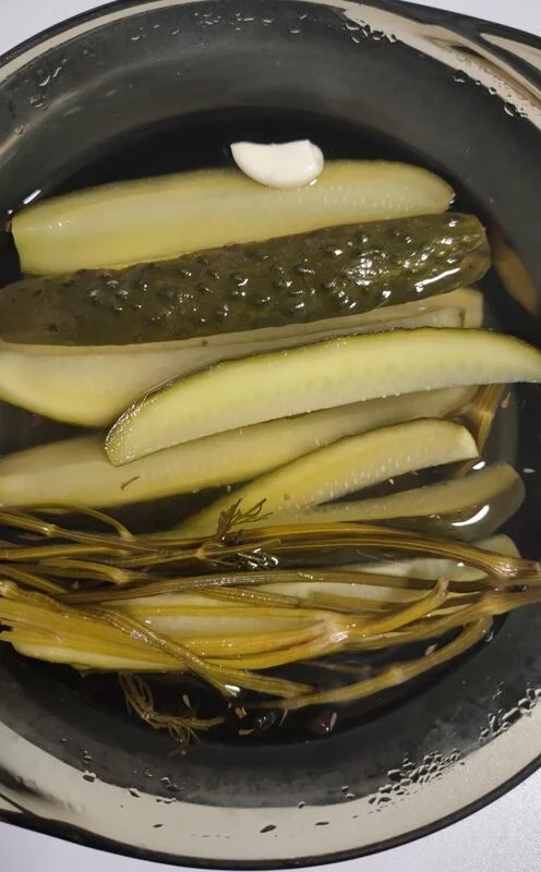 Маринованные огурцы за три минуты