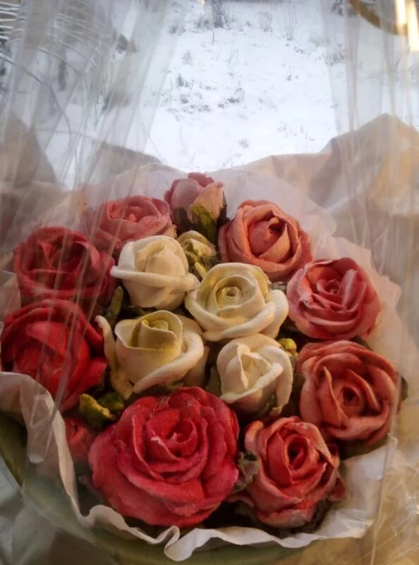 Зефирные букеты и композиции