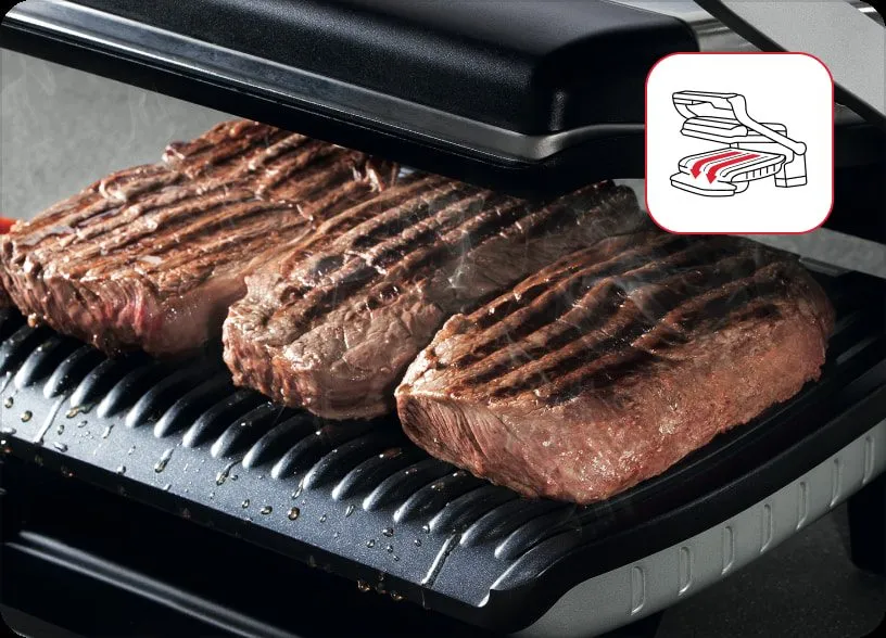 Умный электрогриль Tefal Optigrill Elite XL GC760D30
