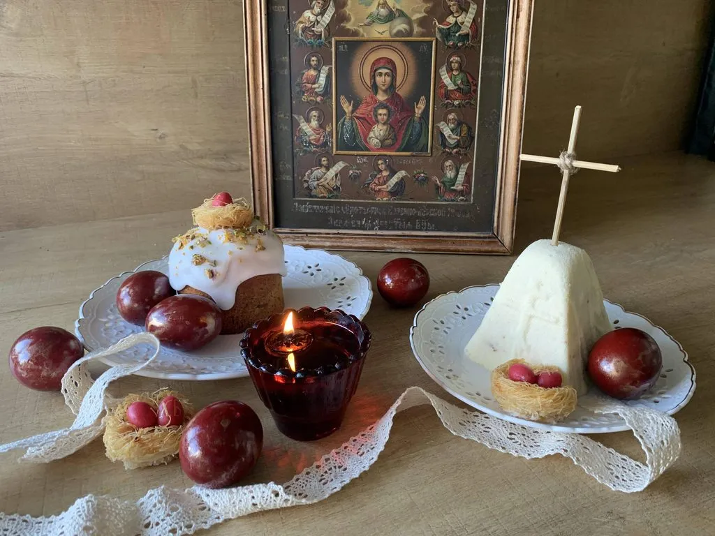 Пасха творожная «Поповская» на варёных желтках