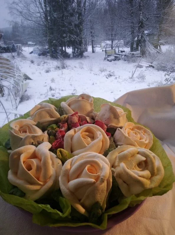 Зефирные букеты и композиции