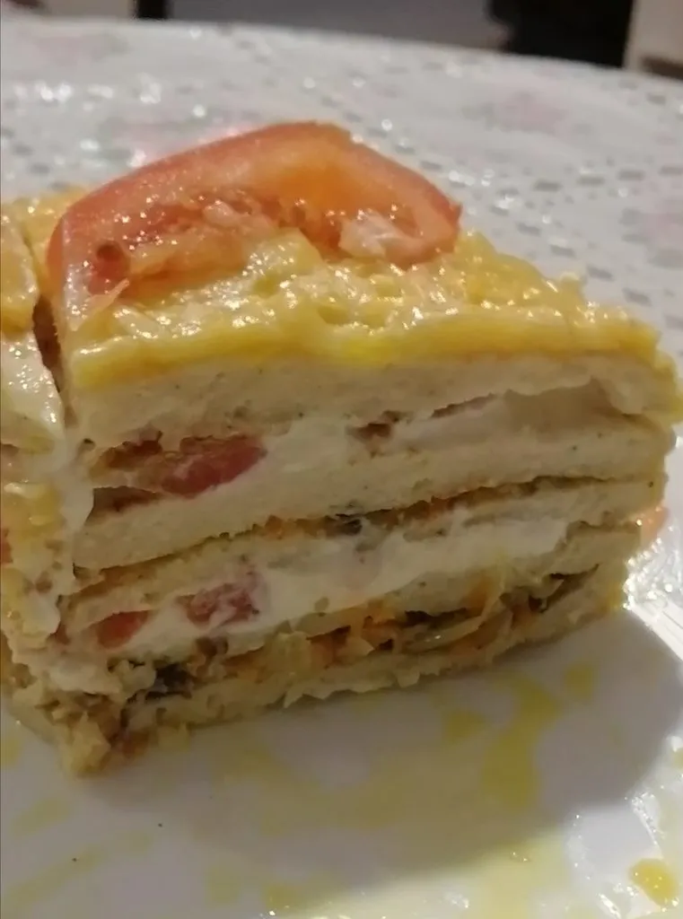 Закусочный тортик «Рождественская звезда»