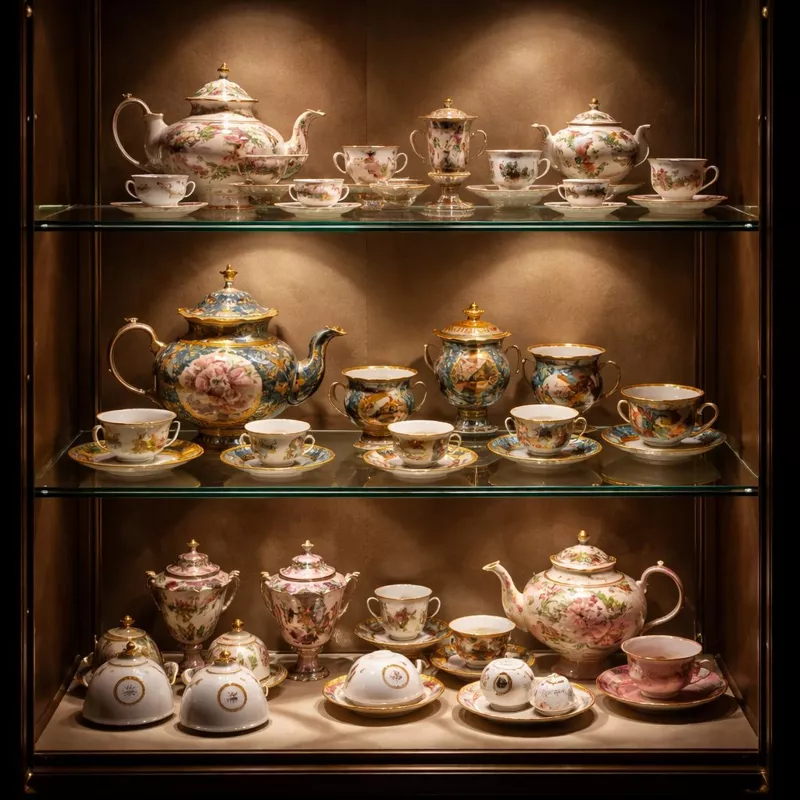 Посуда для чаепития (чайные и кофейные сервизы, самовары)