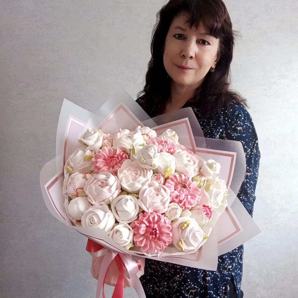 Зефирные букеты и композиции