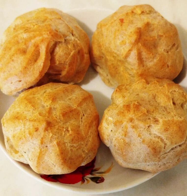 Профитроли цельнозерновые с псиллиумом на растительном масле