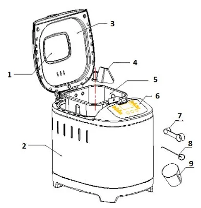 Хлебопечка Supra BMS-220