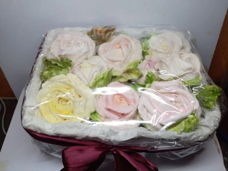 Зефирные букеты и композиции