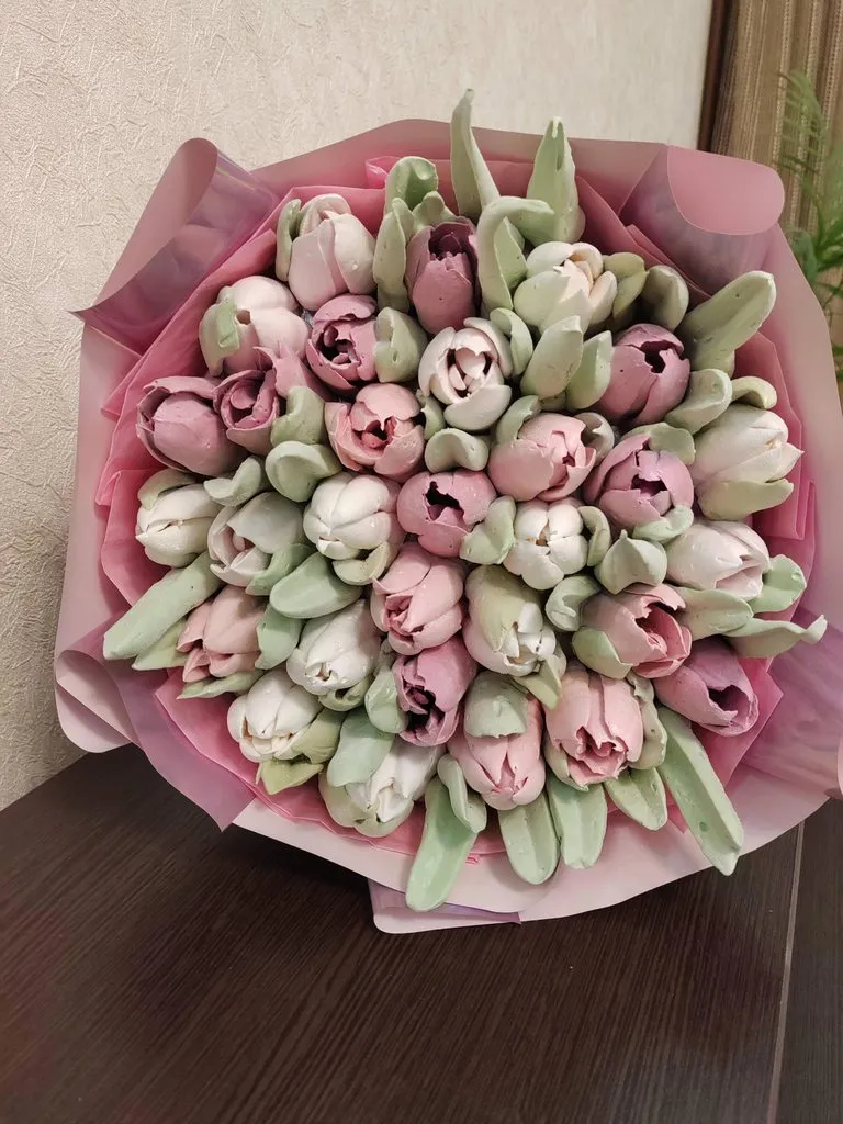 Зефирные букеты и композиции