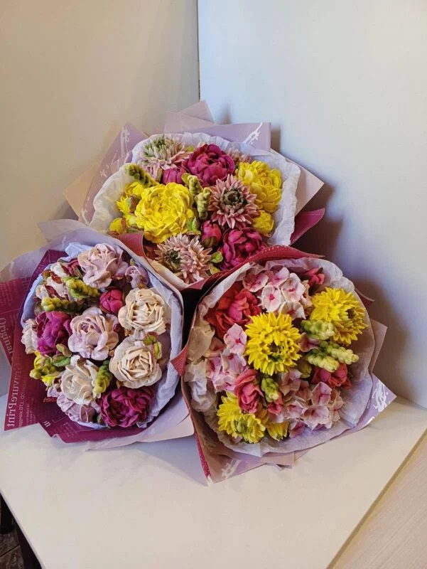 Зефирные букеты и композиции