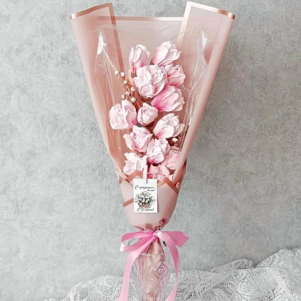 Зефирные букеты и композиции