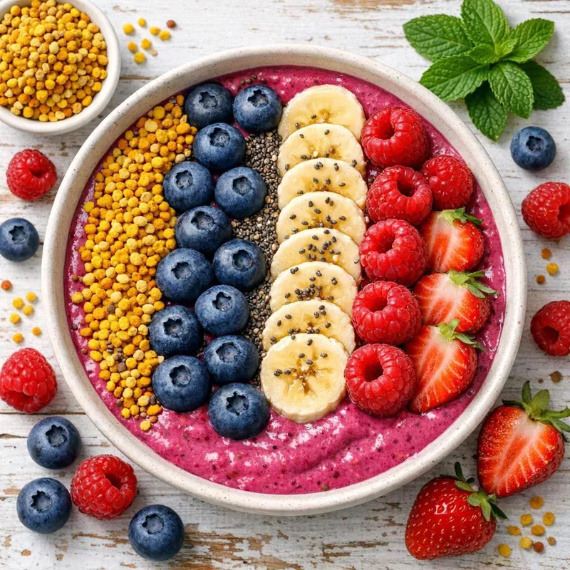 Цветочная пыльца – суперфуд-топпинг