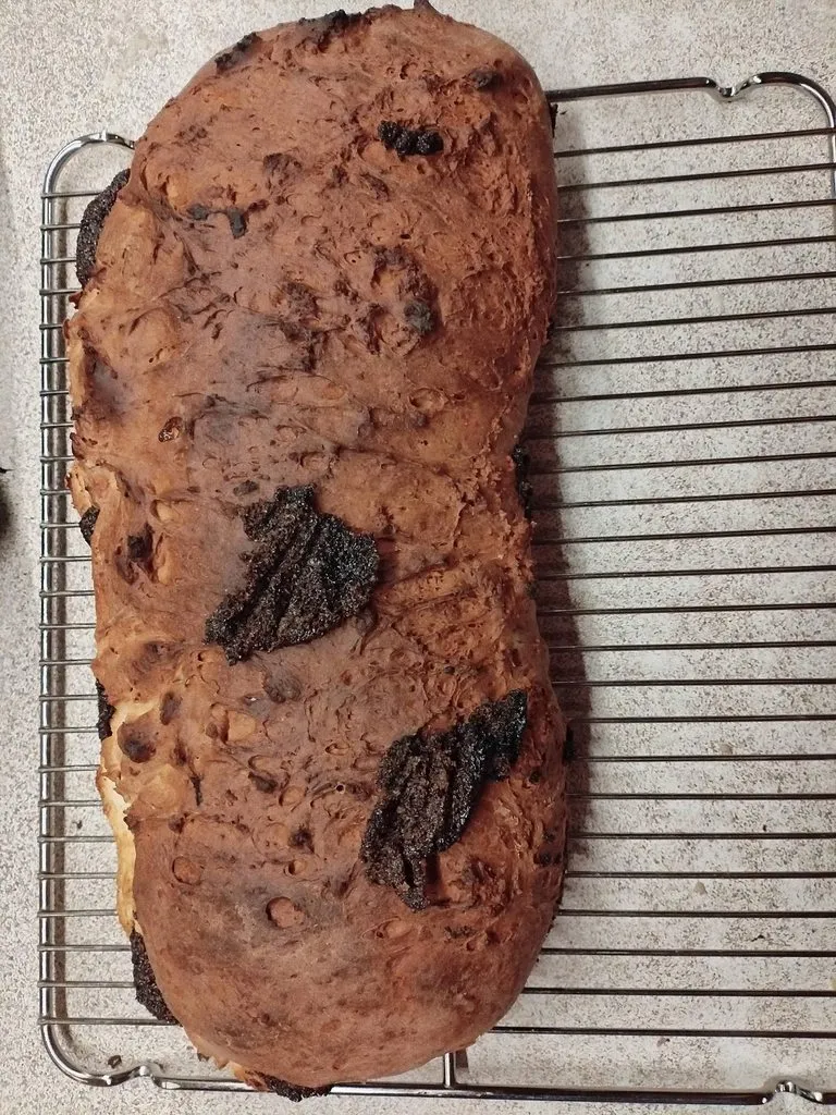 Рулет с маком пресный, старомодный