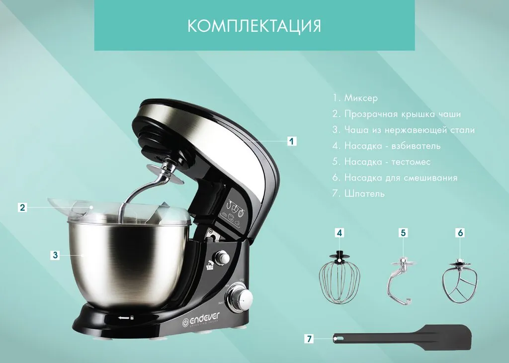 Миксер планетарный Endever SkyLine SM-10