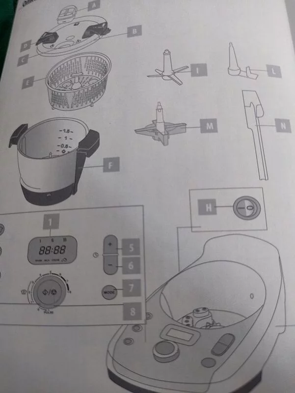 Процессор Robot Da Cucina Baby Meal Chicco De'Longhi & Me