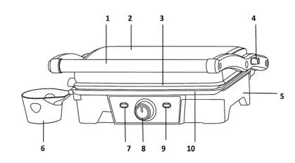 Электрогриль Supra GS-7130